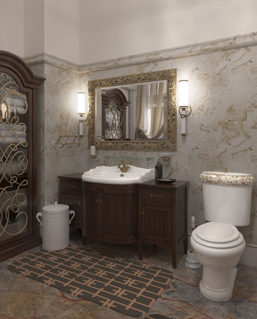 Interior design of Lux apartments of the Bariatinsky Palace