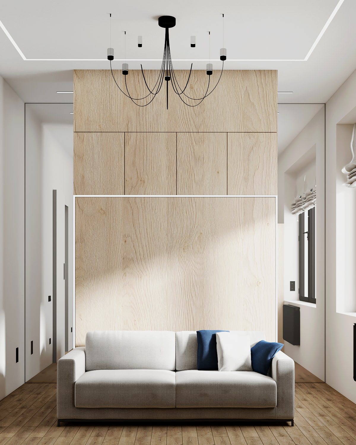 Дизайн Интерьера Квартиры 88 м2 в жк Ангелово Резиденц