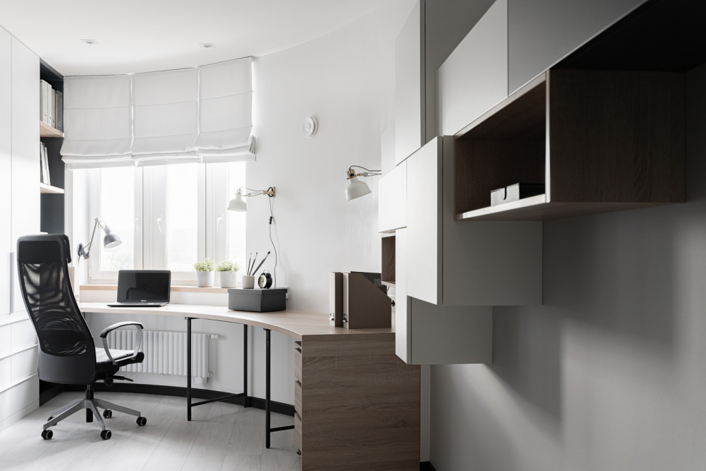 Уютная графичность. Квартира - отдых для семьи врачей