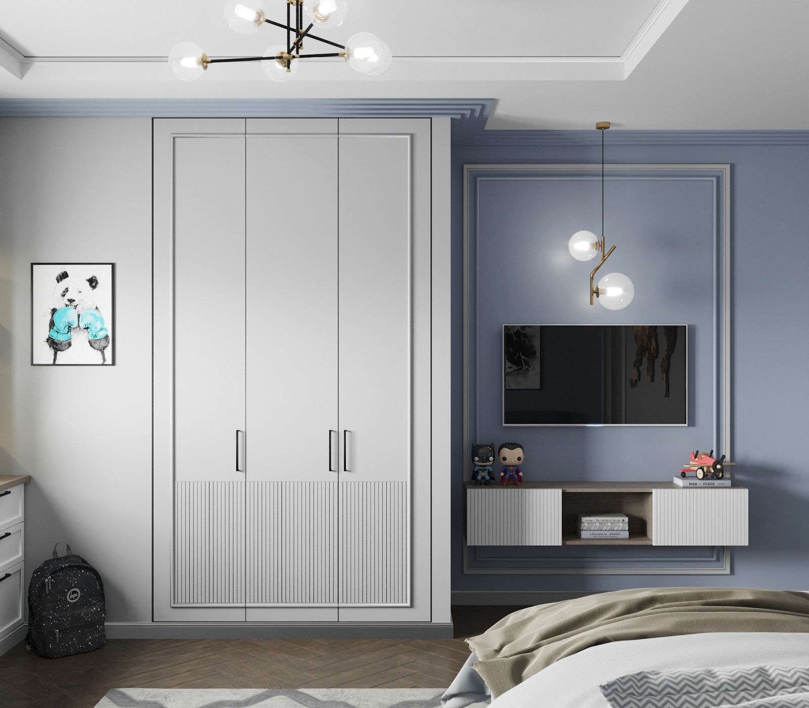 "Зазеркалье", дизайн 2комнатной квартиры 66 м2