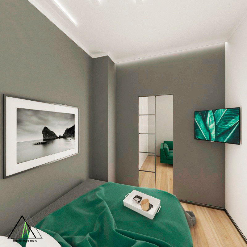 Зеленый диван