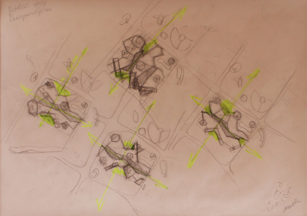 Размышление с карандашом - высотные здания