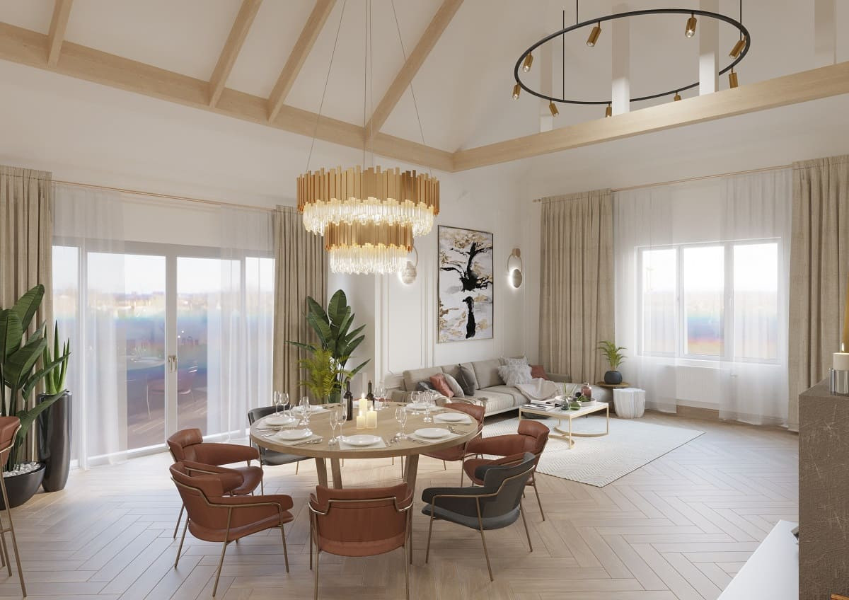 Загородный дом для молодой семьи с ребенком