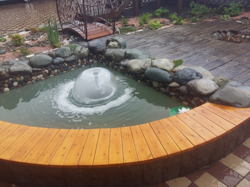 Обложка проекта: Фонтан в частном саду