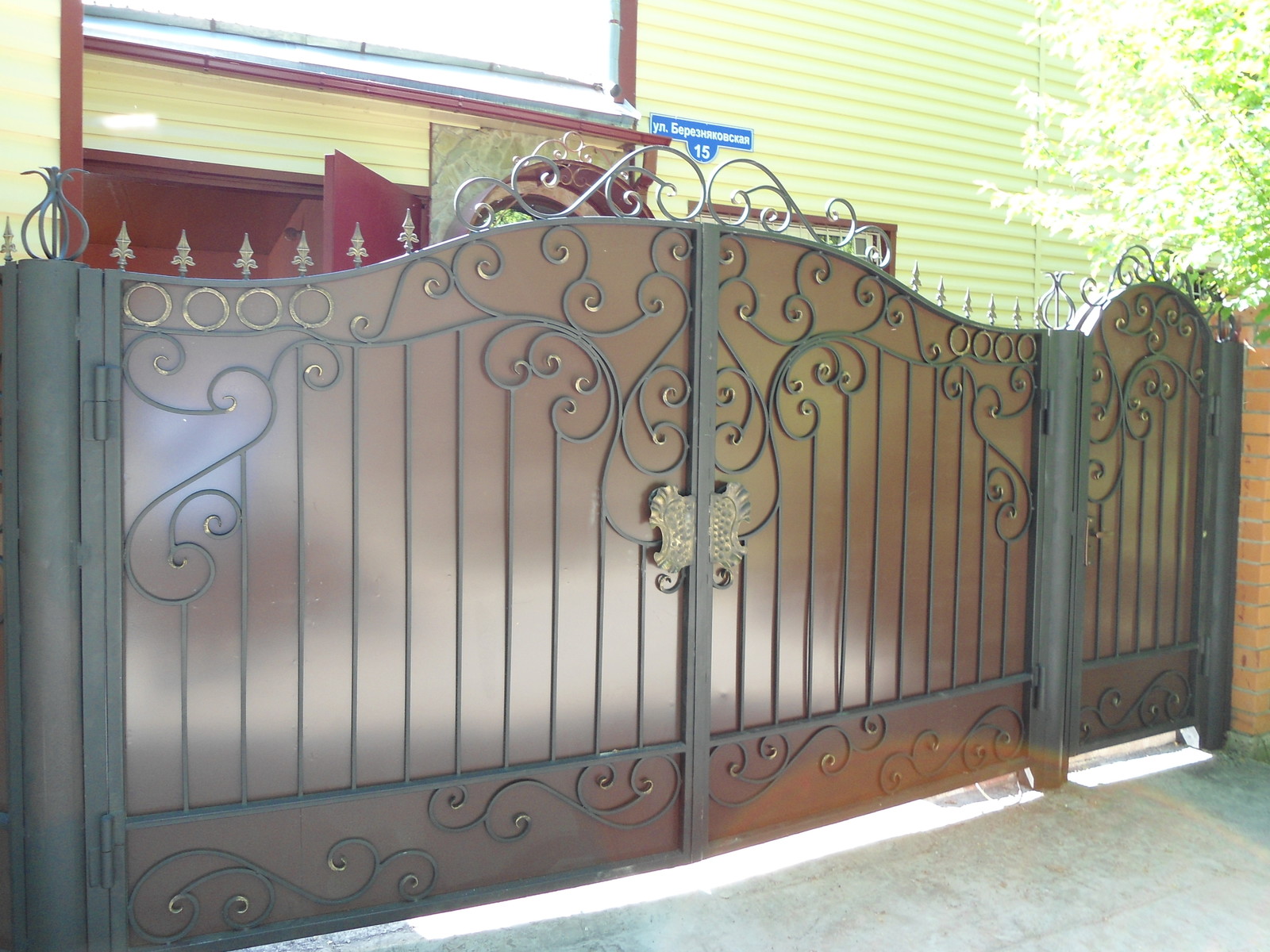 Кованые ворота и калитки
