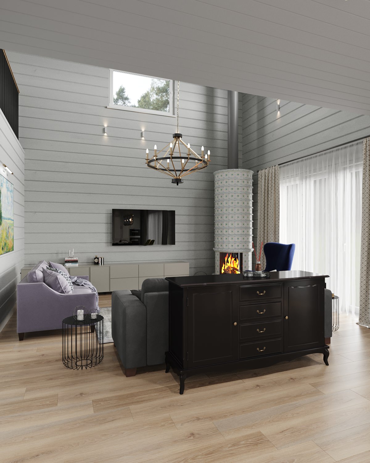 Дом из бруса КП "Кстининское озеро"