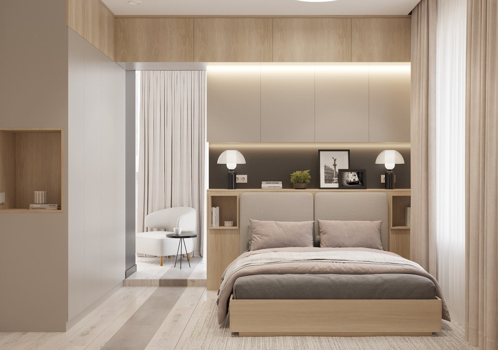 Проект квартиры, площадью 88 кв. м в п. Ганино