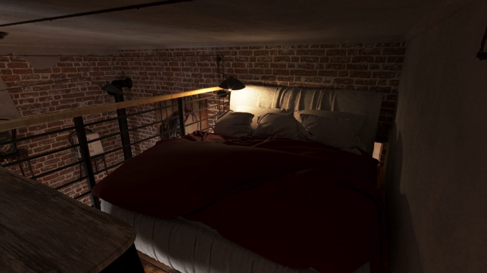 Проект квартиры в стиле Лофт на Буханцева