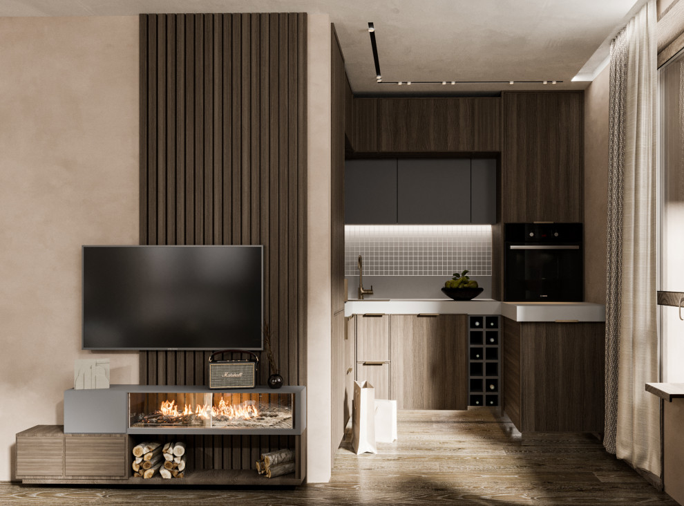 Современный стиль. 58м2