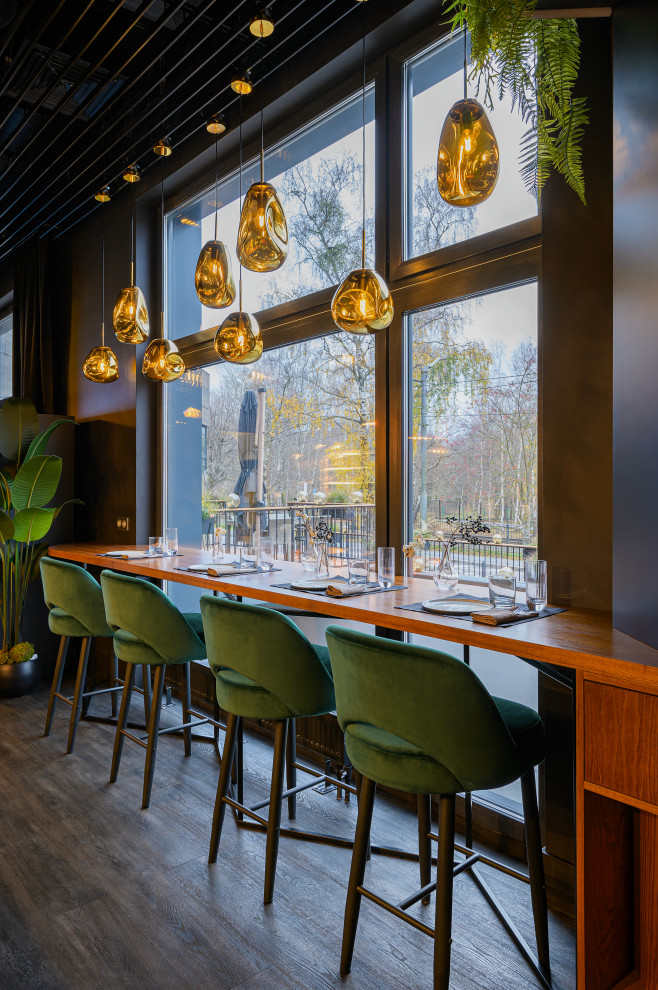 Озеленение ресторана Gravlaks (г. Светлогорск)