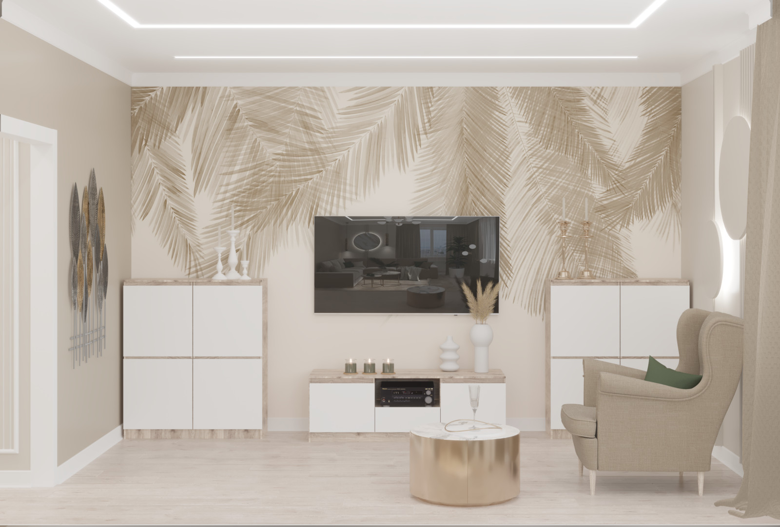 Дизайн гостиной