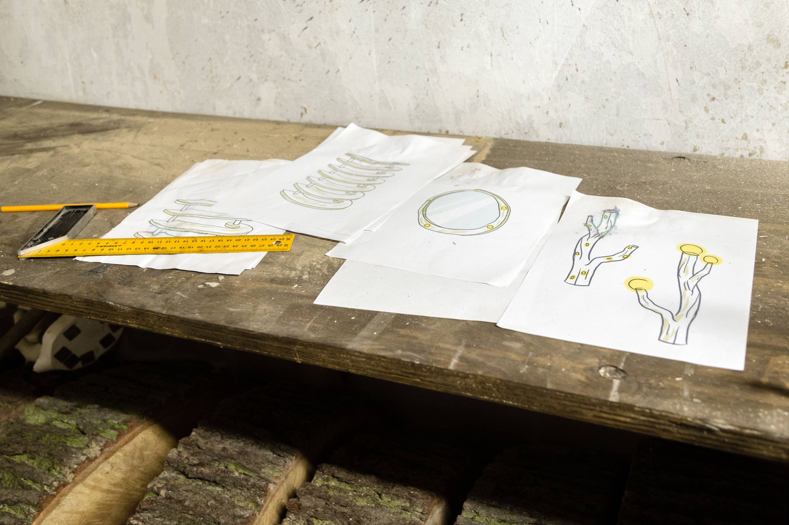 Портрет: Предметы из пустотелов и ветвей от Dubidub