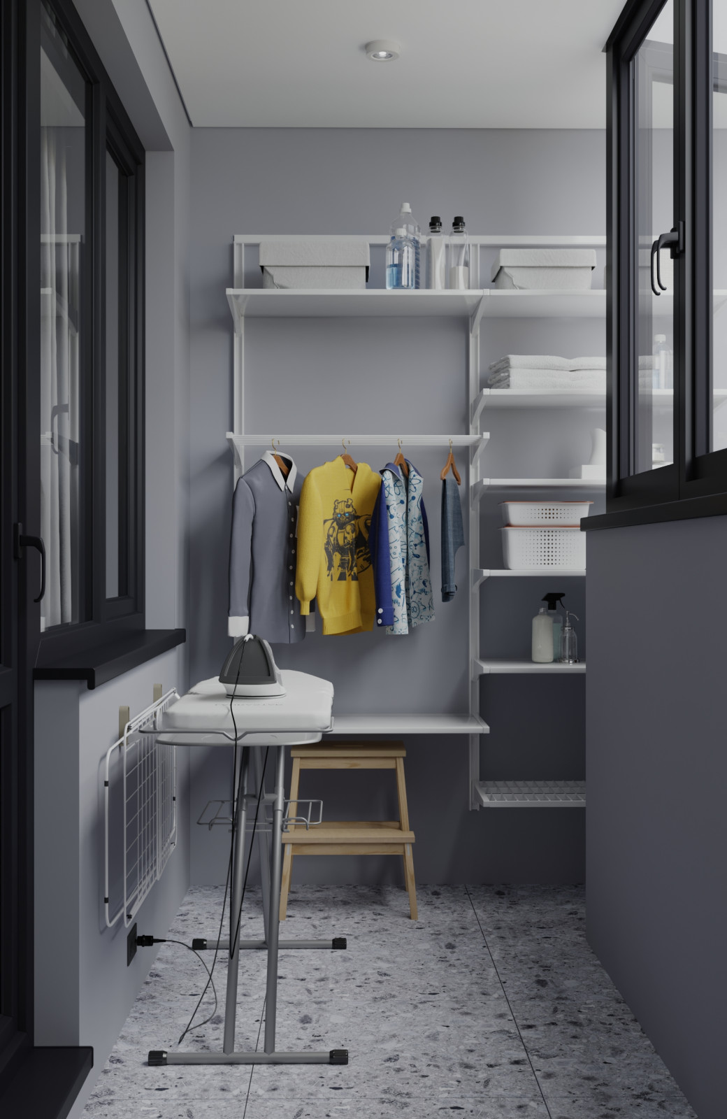 Квартира 67 м2 в доме серии П-44Т в Москве для семьи с двумя детьми