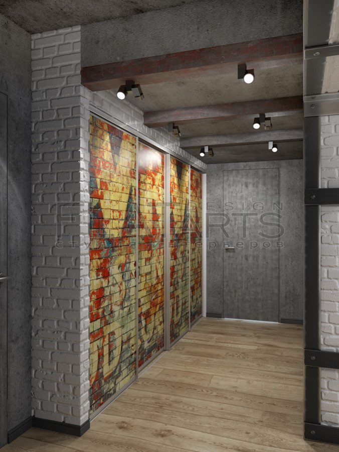 Дизайн двухуровневой квартиры 134 кв.м. в стиле лофт