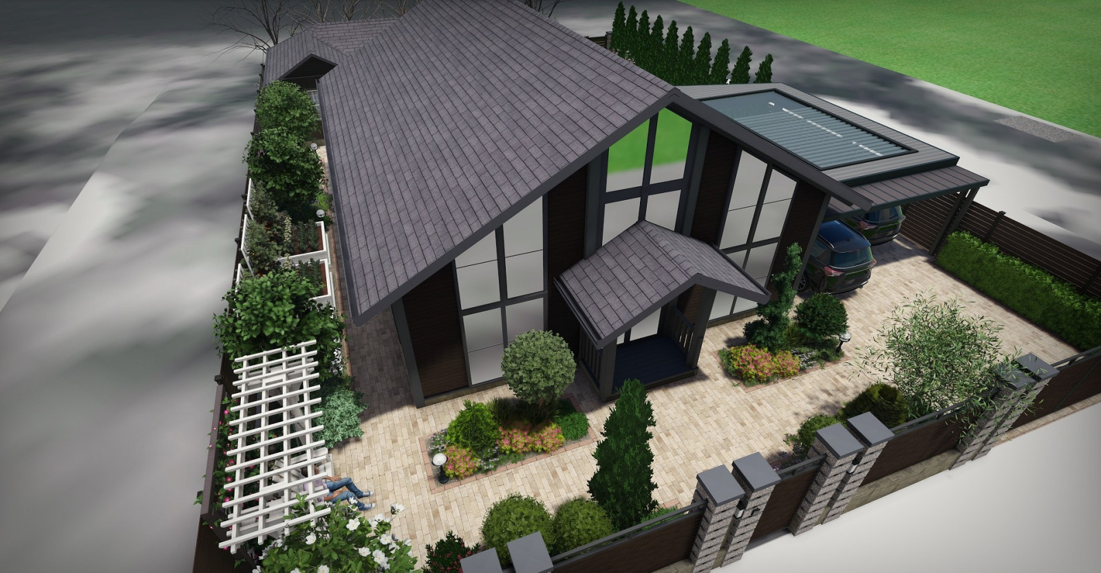 Обложка проекта: Коттедж с баней на берегу Дона