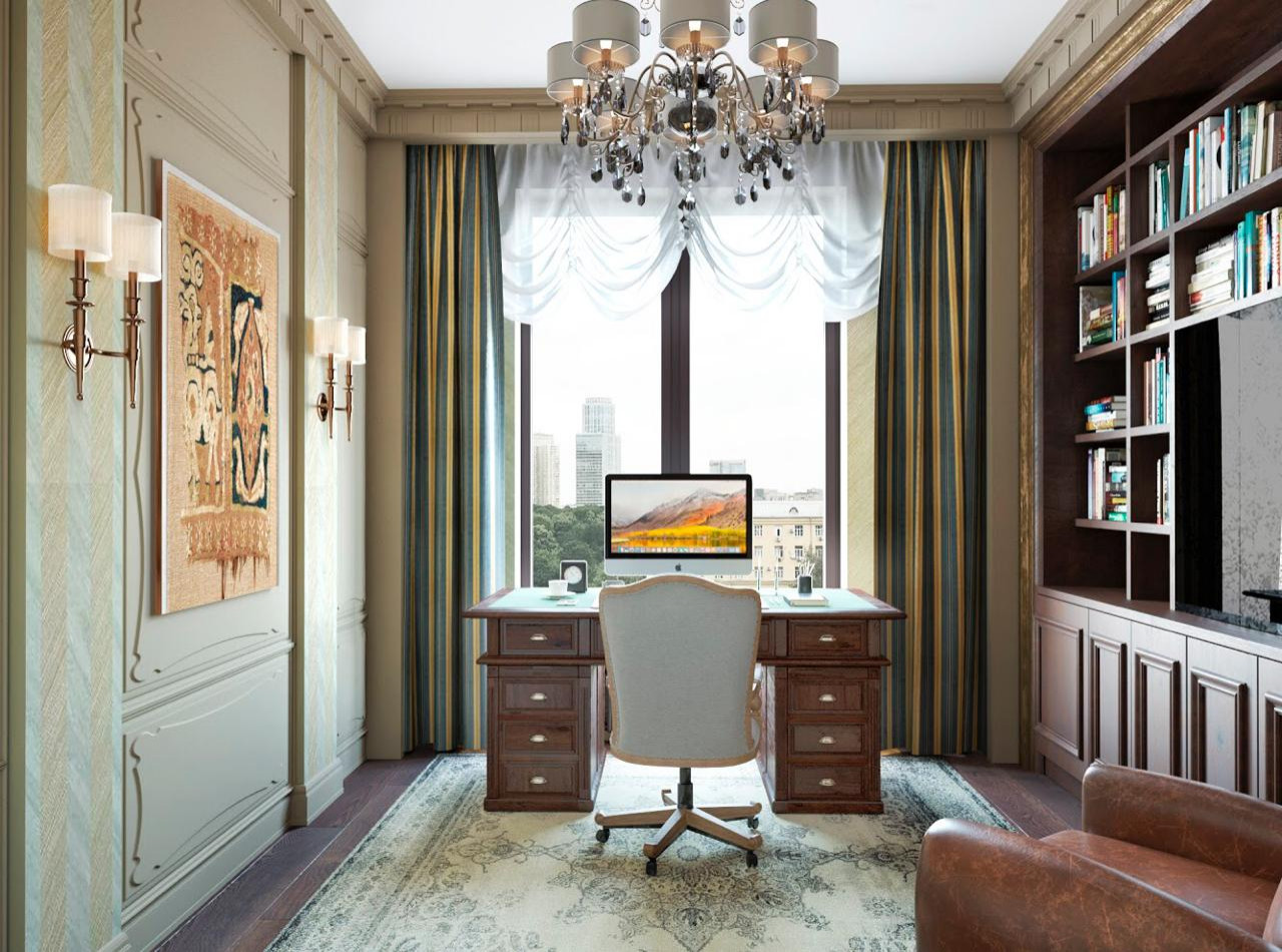 Кабинет в классическом стиле