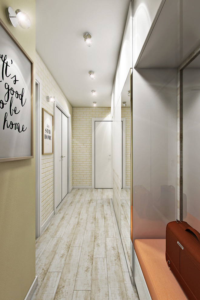 Простая и лаконичная квартира с седыми полами