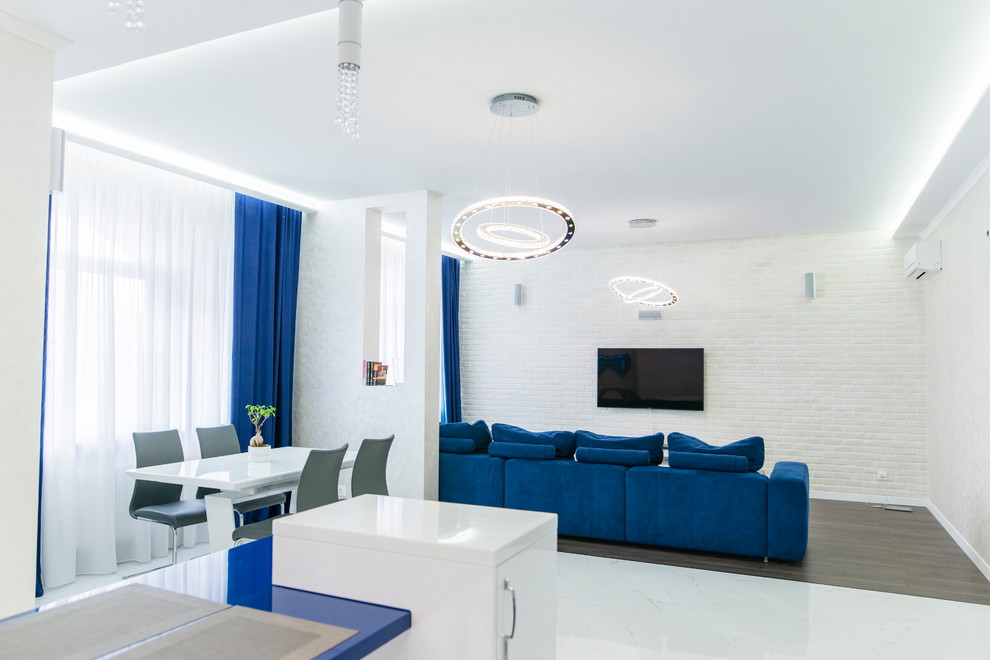 Открытое пространство гостиной