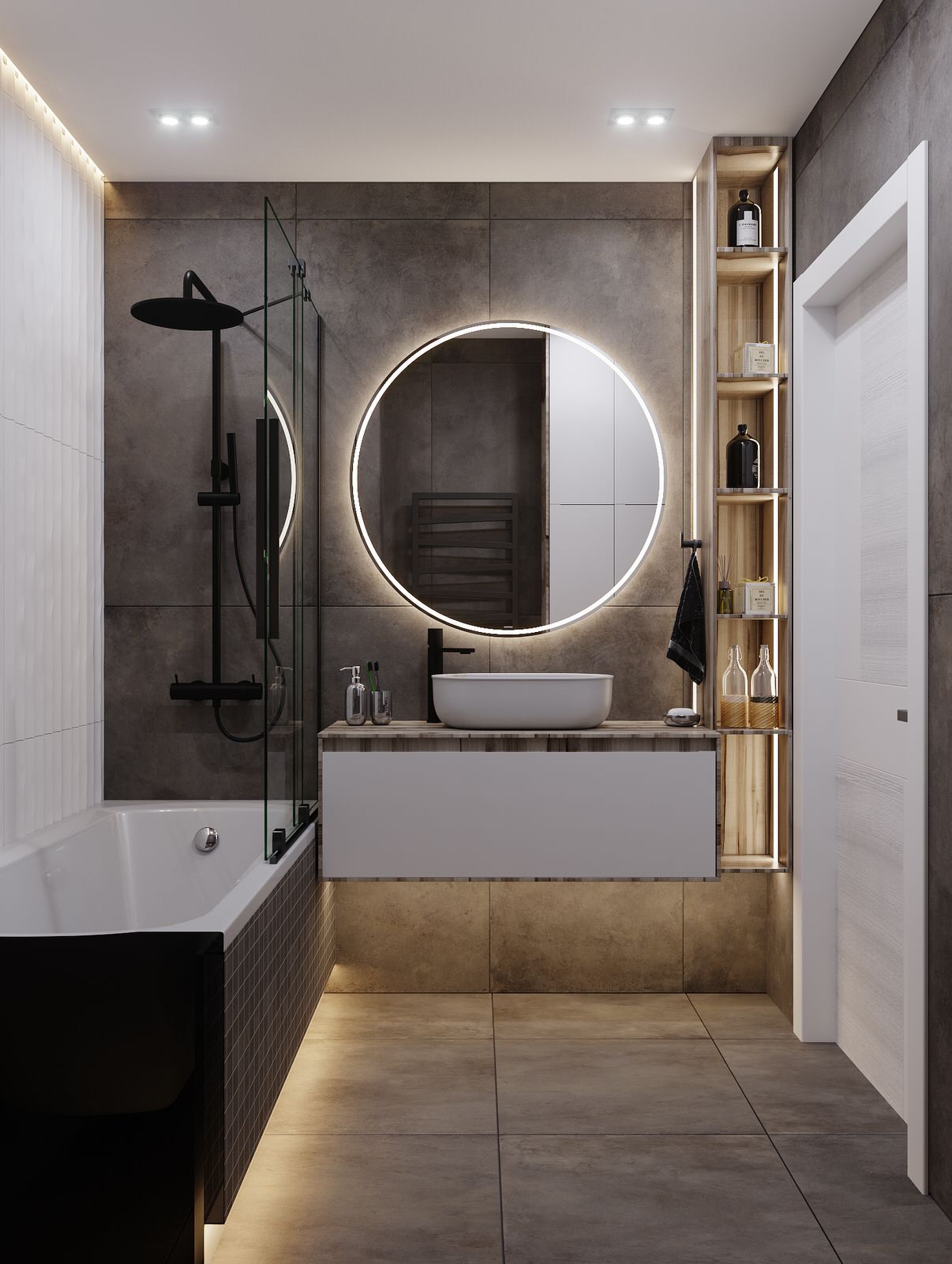 Стильное пространство для холостяка и его любимца