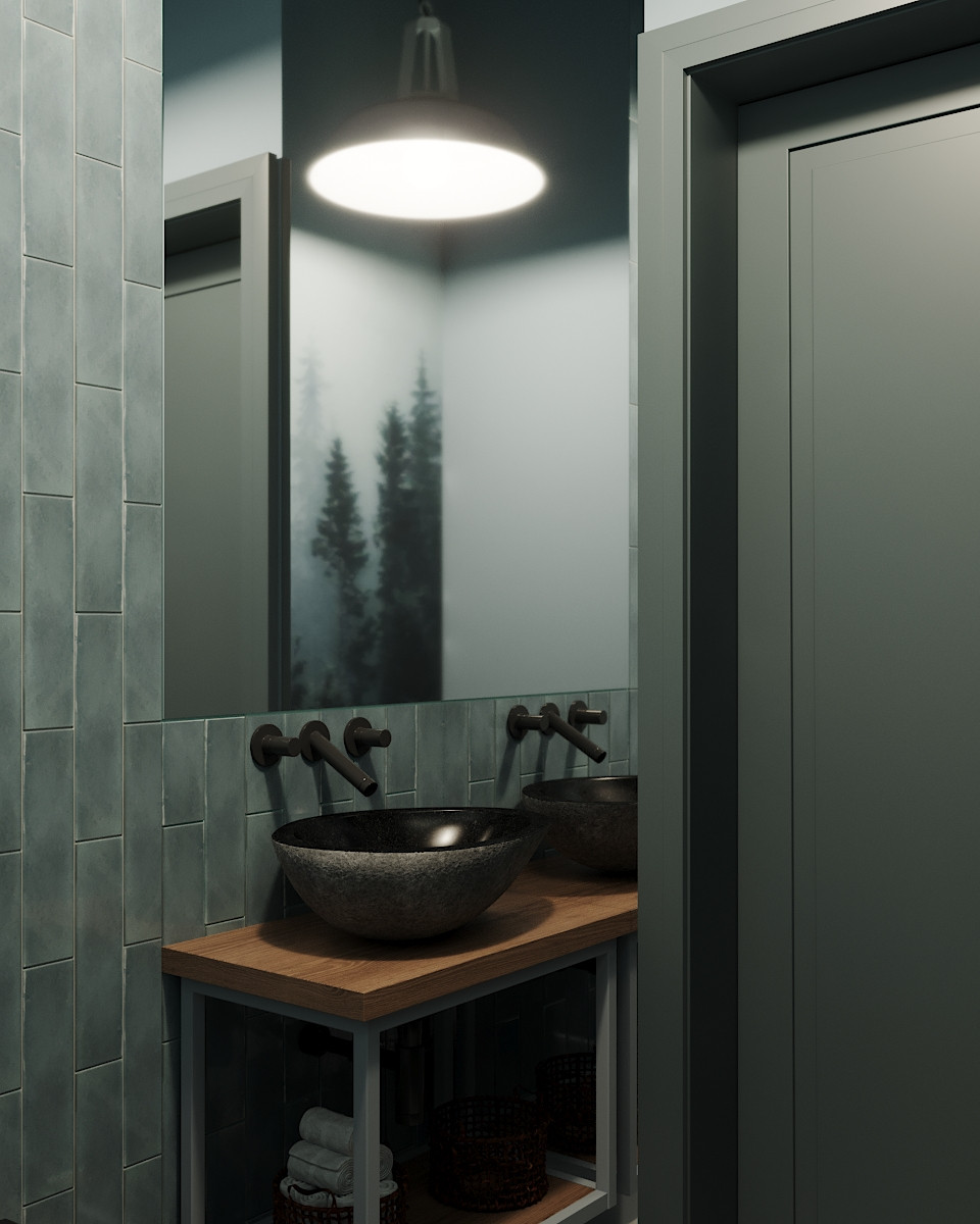 WC в кофейне на Б.Зеленина