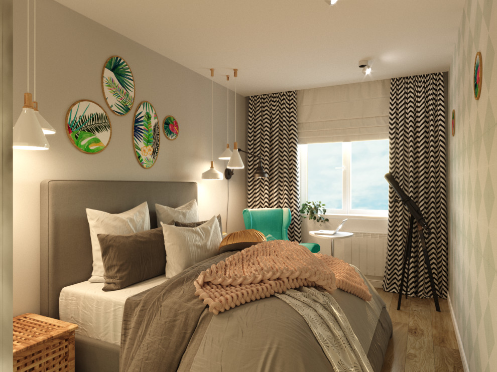 Обложка проекта: Спальня с акцентом на с(ц)вет