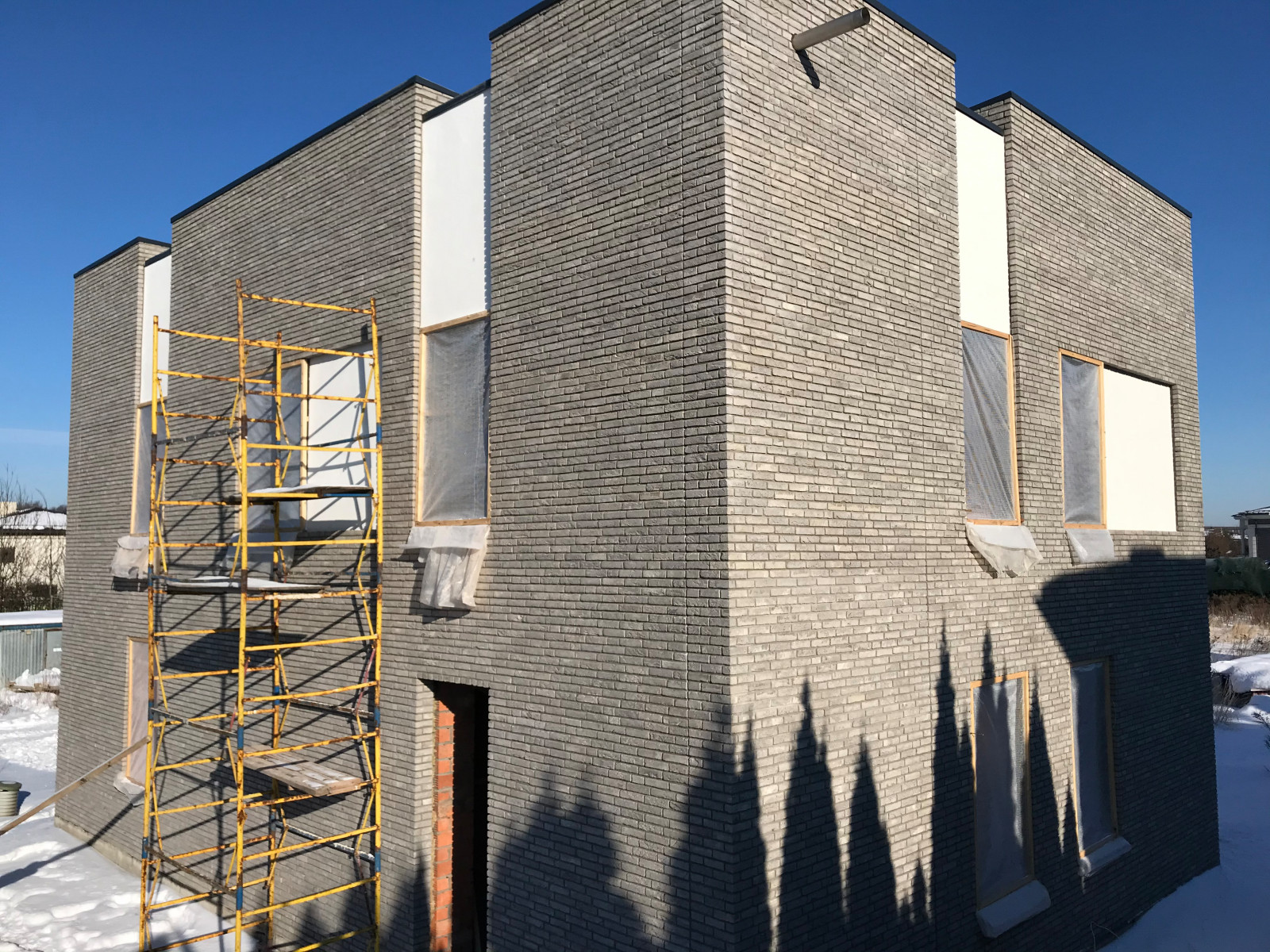 Обложка проекта: Фасад дома в КП Park Ville