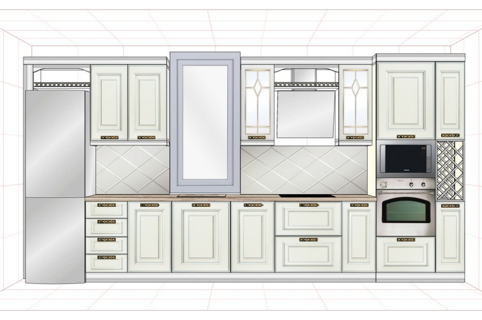 Белоснежная кухня