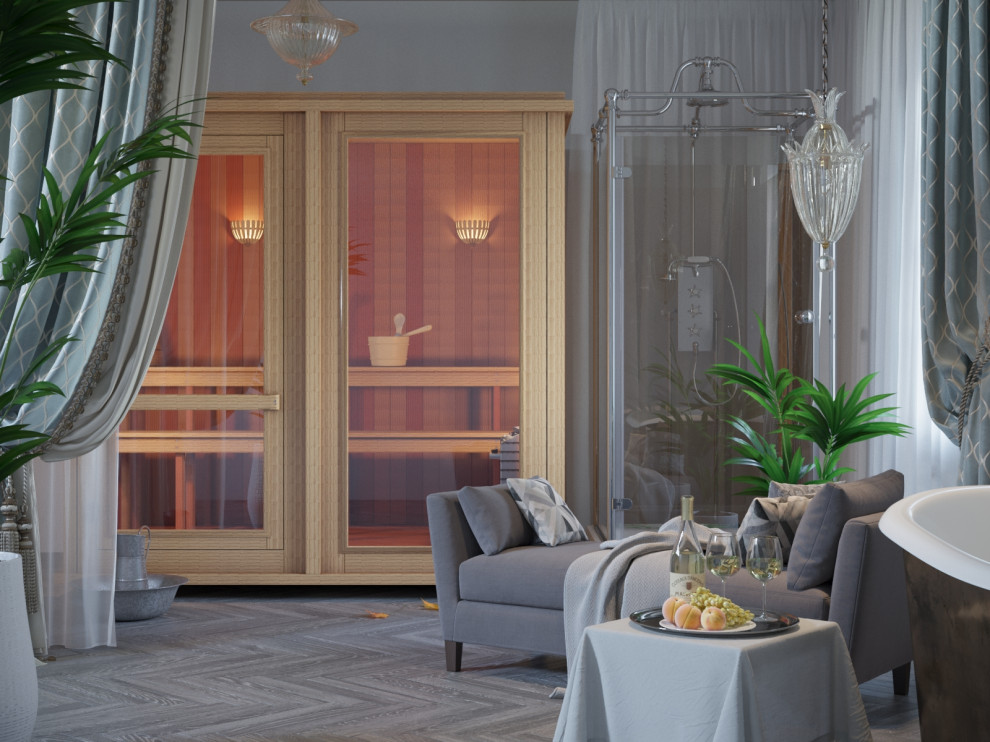 Ванная в загородном доме