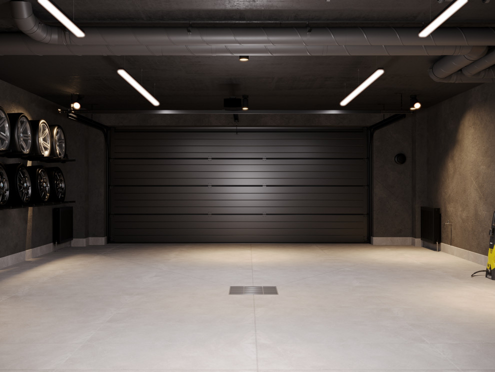 Обложка проекта: Гараж на две машины в частном доме