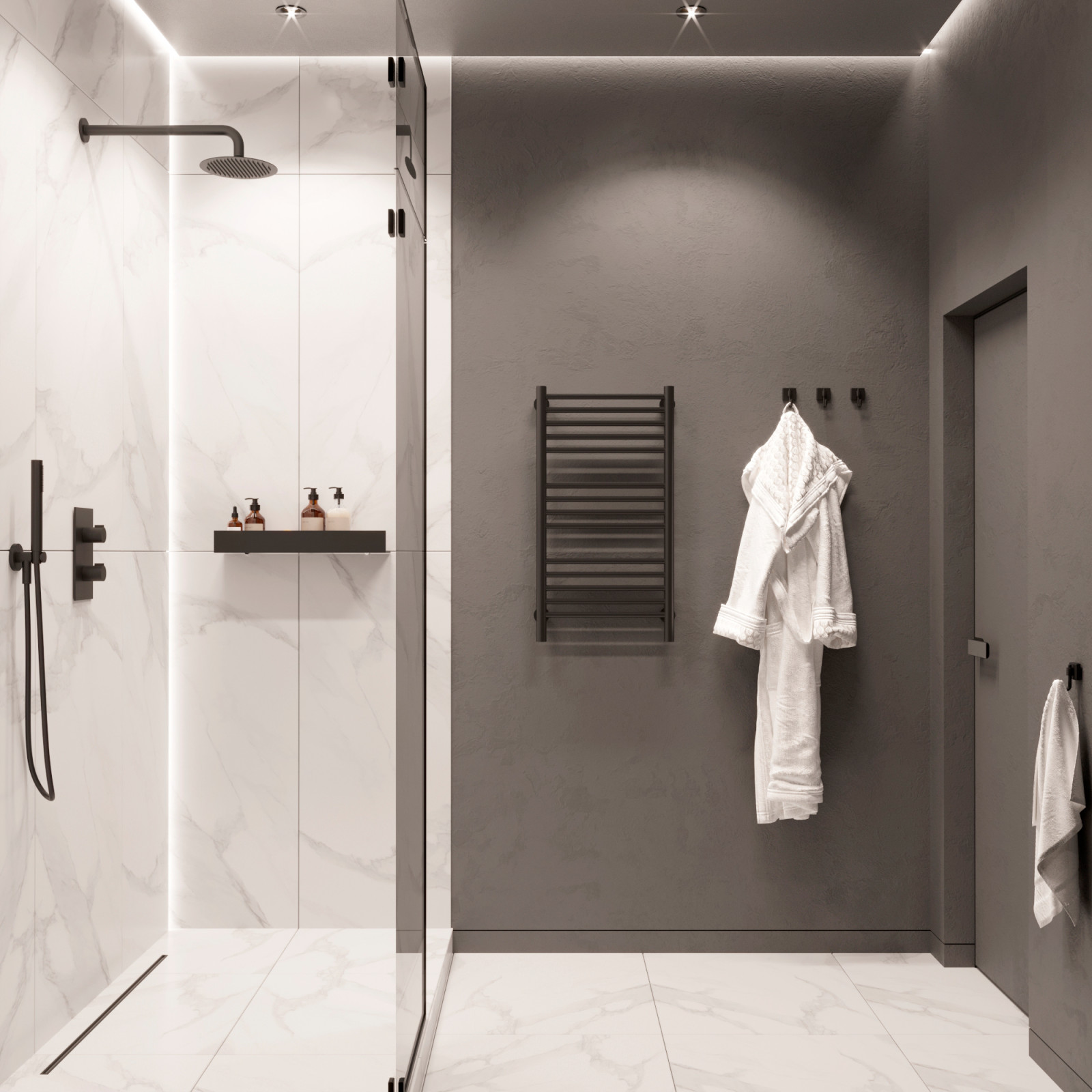 Свнетлый минималистичный интерьер