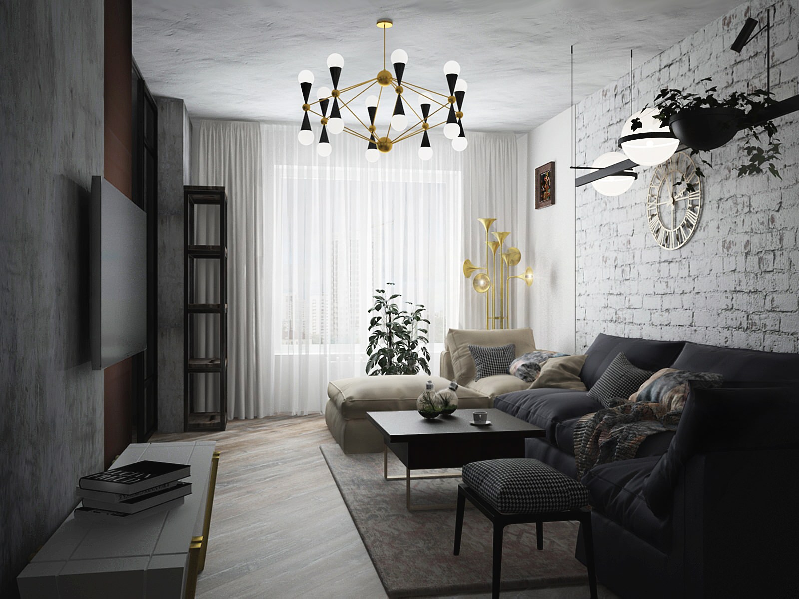 "Лофт", 105 кв. в ЖК "Гринада", 2019 г.