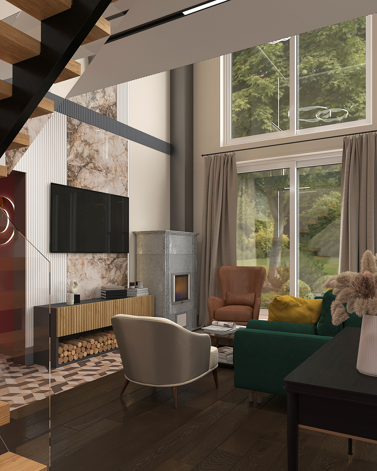 Обложка проекта: Дом для загородной жизни