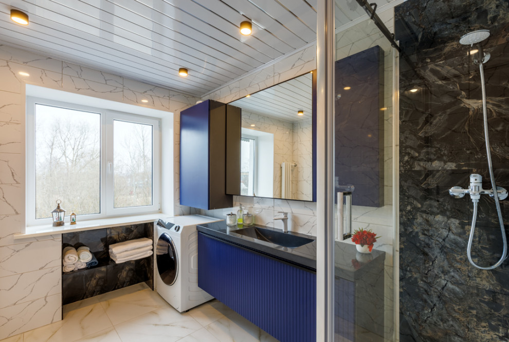 Дизайн трехкомнатной квартиры в современном стиле. 72 кв. м.