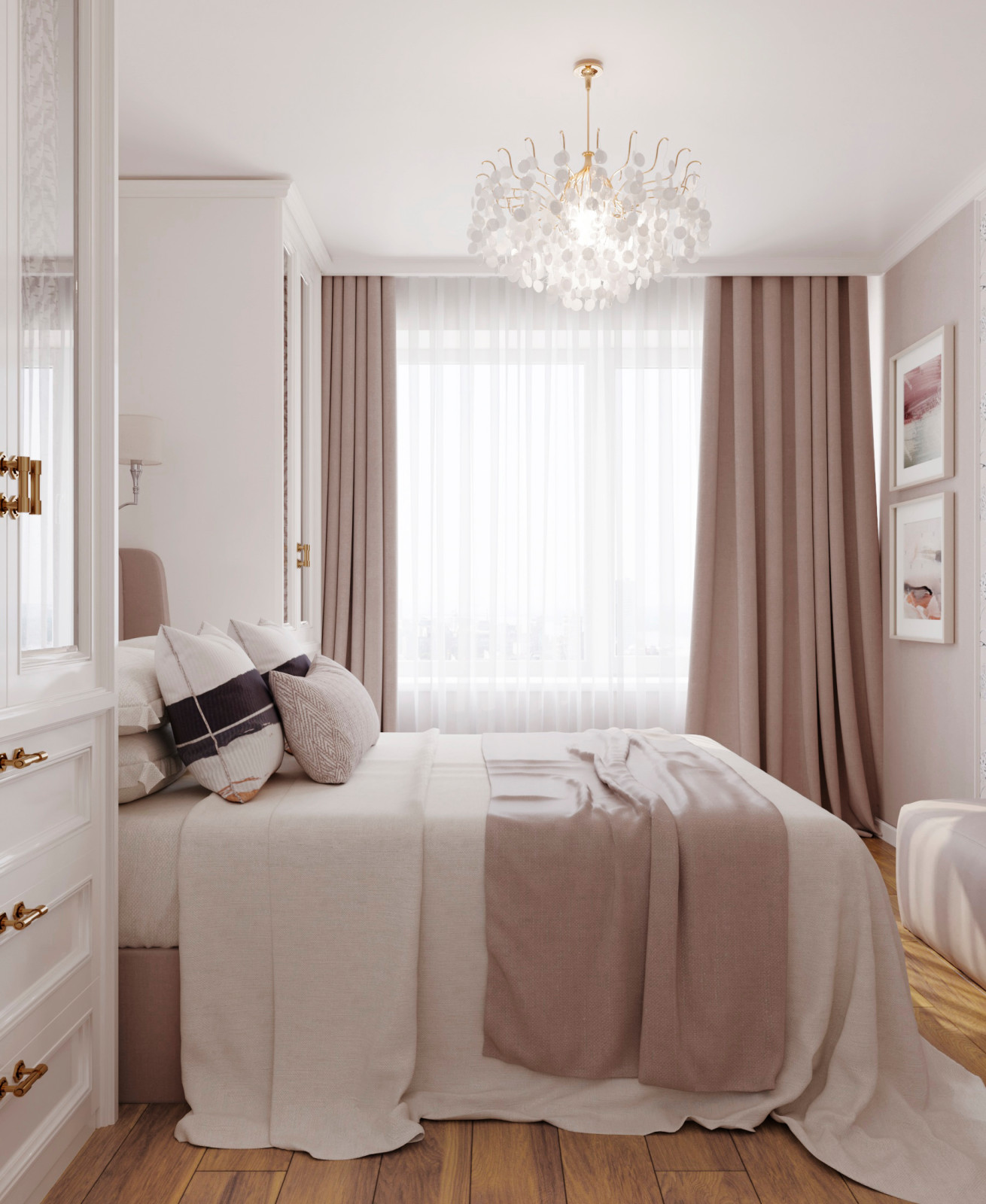 Квартира для молодой мамы и дочки 54 кв.м.