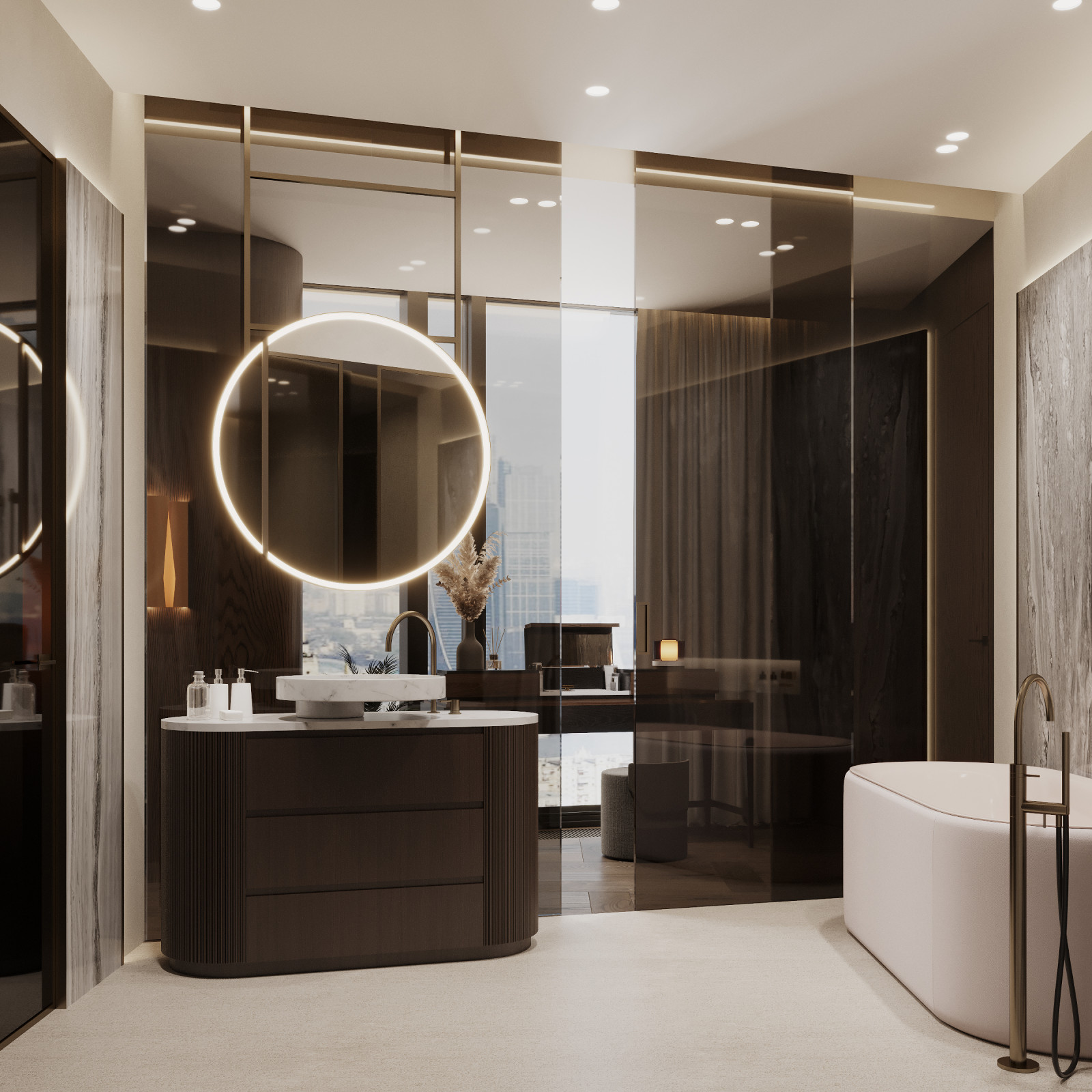 Апартаменты в башне Capital Towers