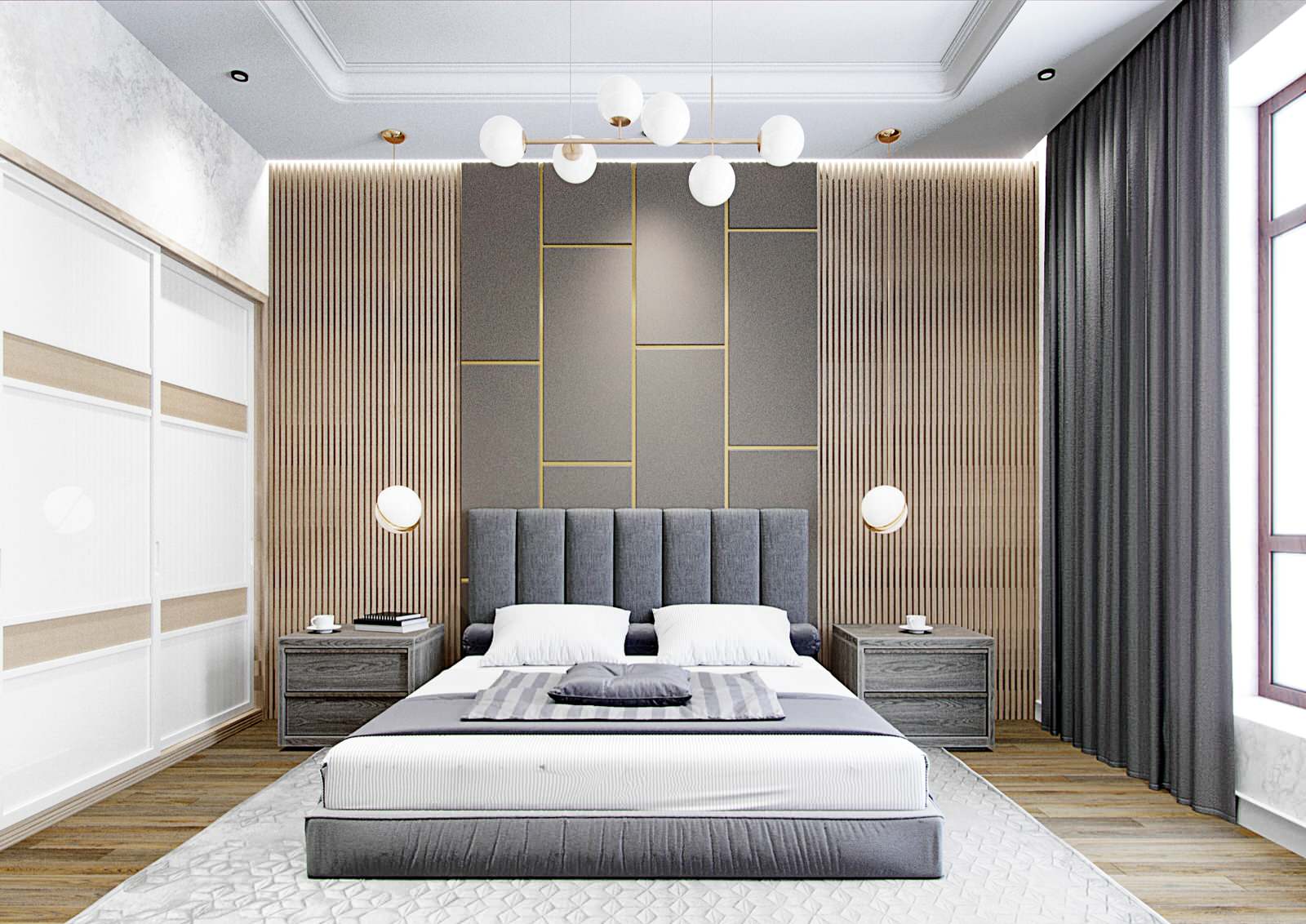 Обложка проекта: Bed room interior design