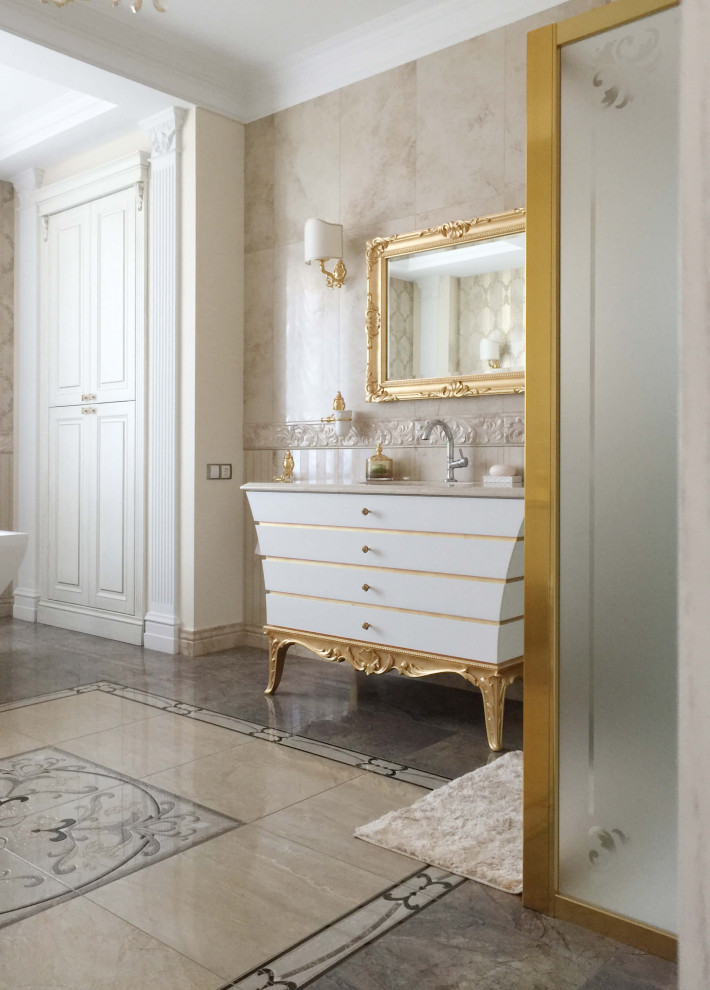 Дизайн интерьера дома в классическом стиле. Реализованный проект.