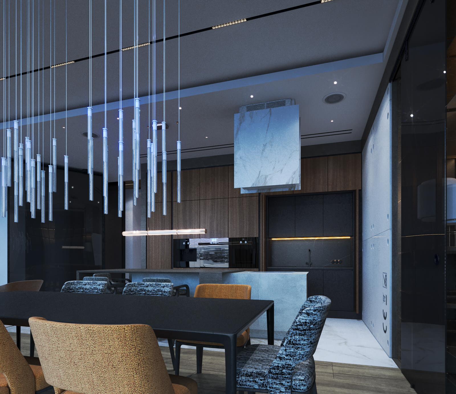 New design project apartment in Vladivostok, residential complex Aquamarine