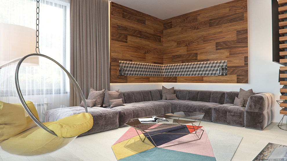 Геометрия пространства в современном доме 437 кв.м