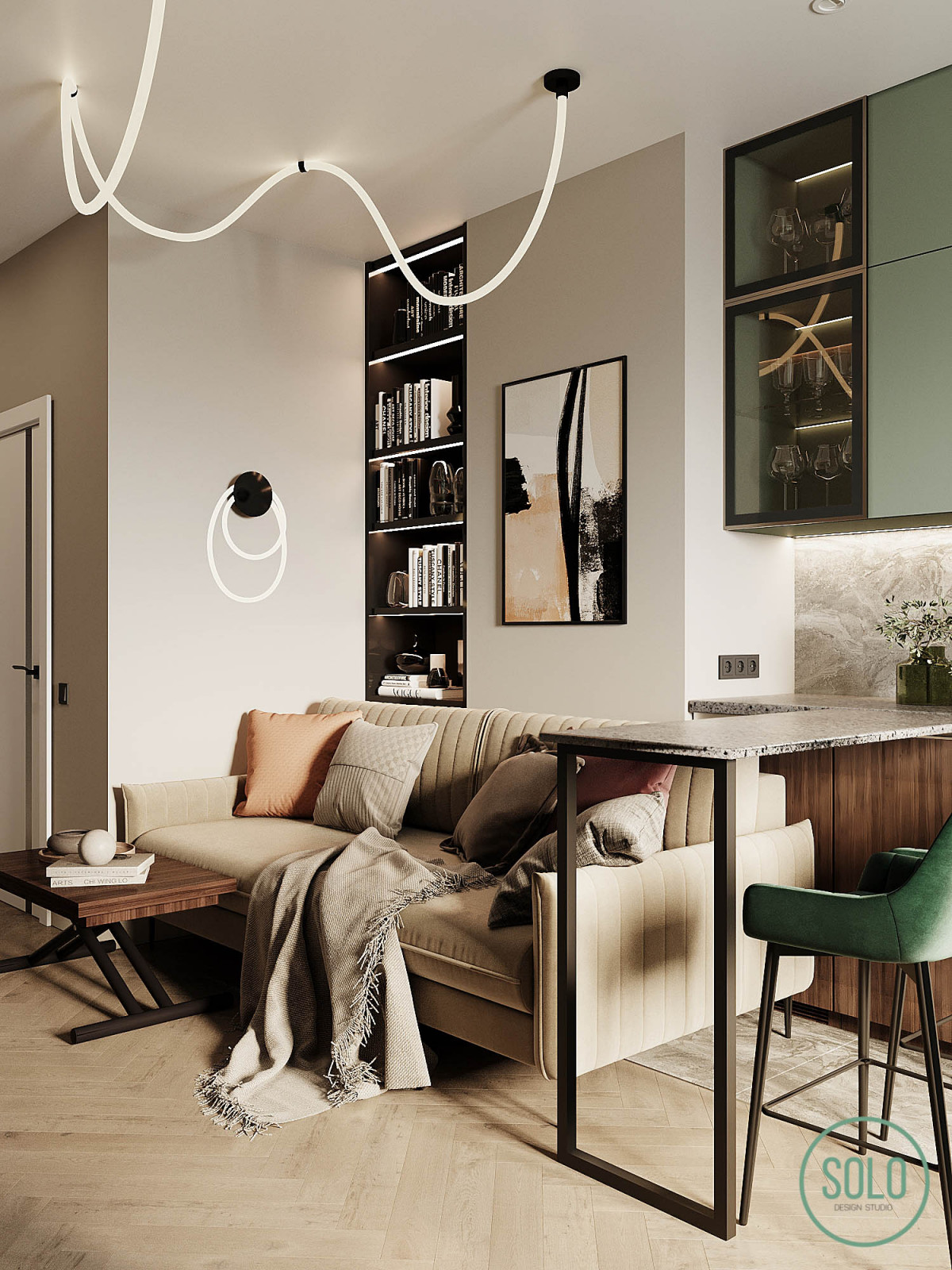 Обложка проекта: Современный интерьер для молодой семьи