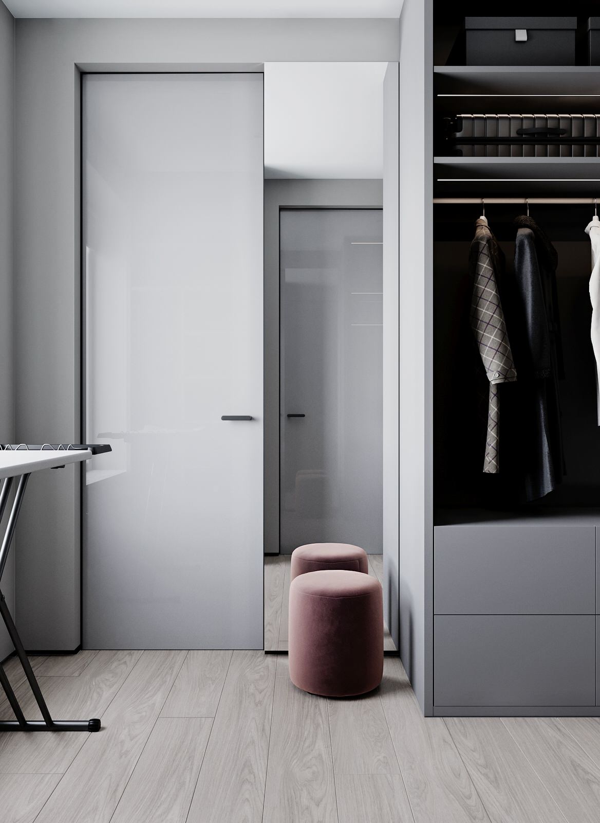 Интерьер гардеробной