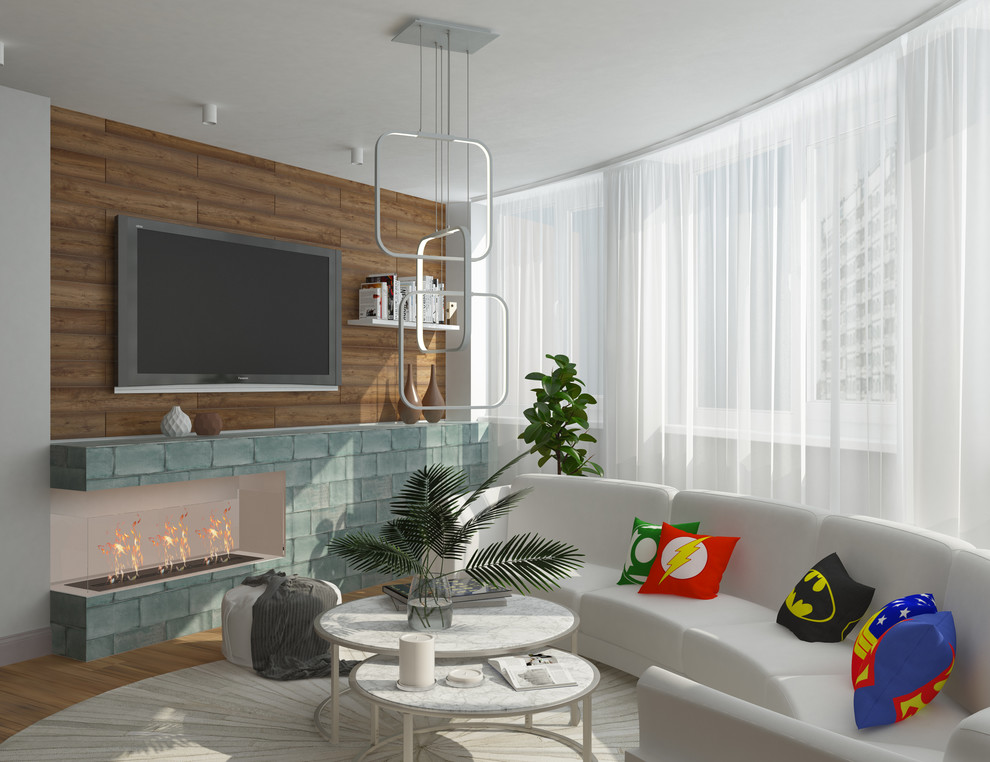 Трёхкомнатная квартира с элементами LOFT