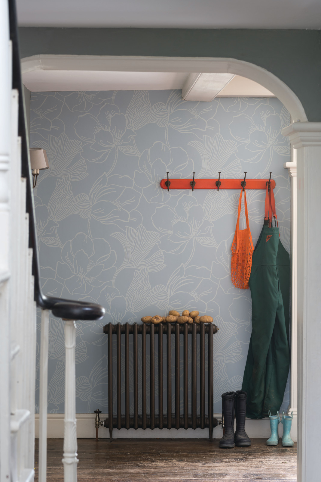 Цветочные обои Farrow&Ball