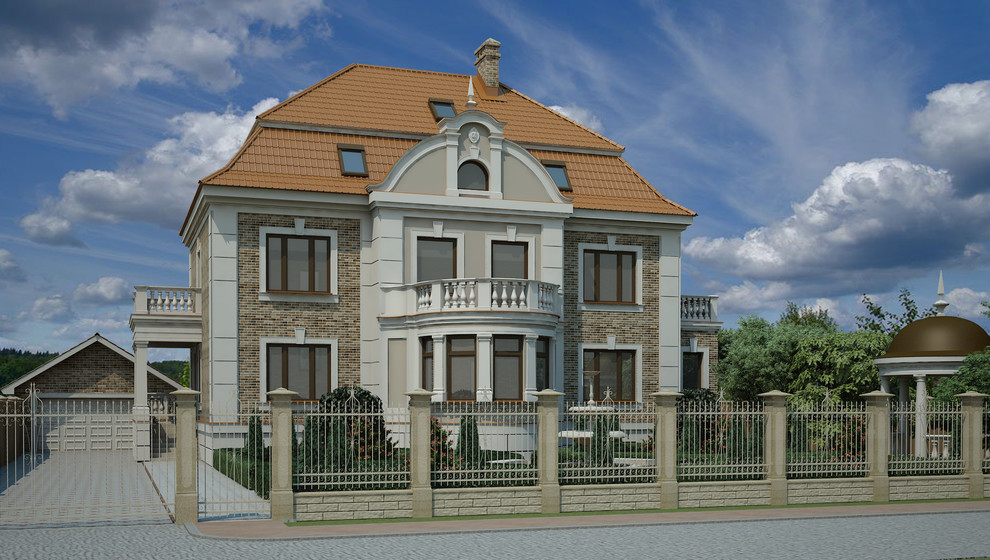 Реконструкция фасада и ландшафт