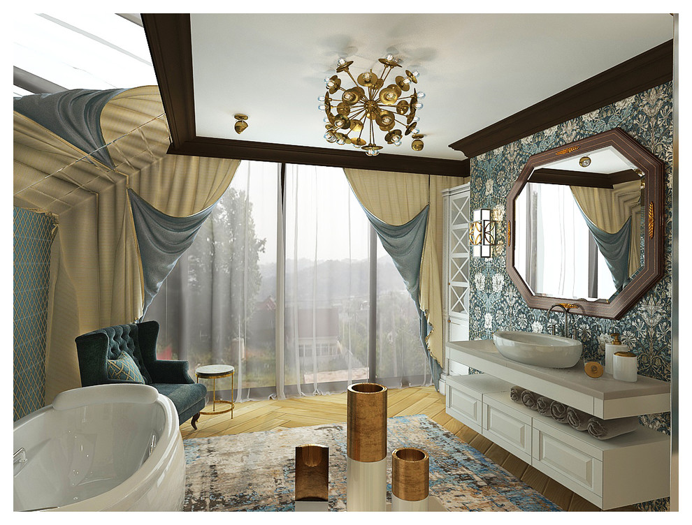 Ванная для той, которая любит Цветы