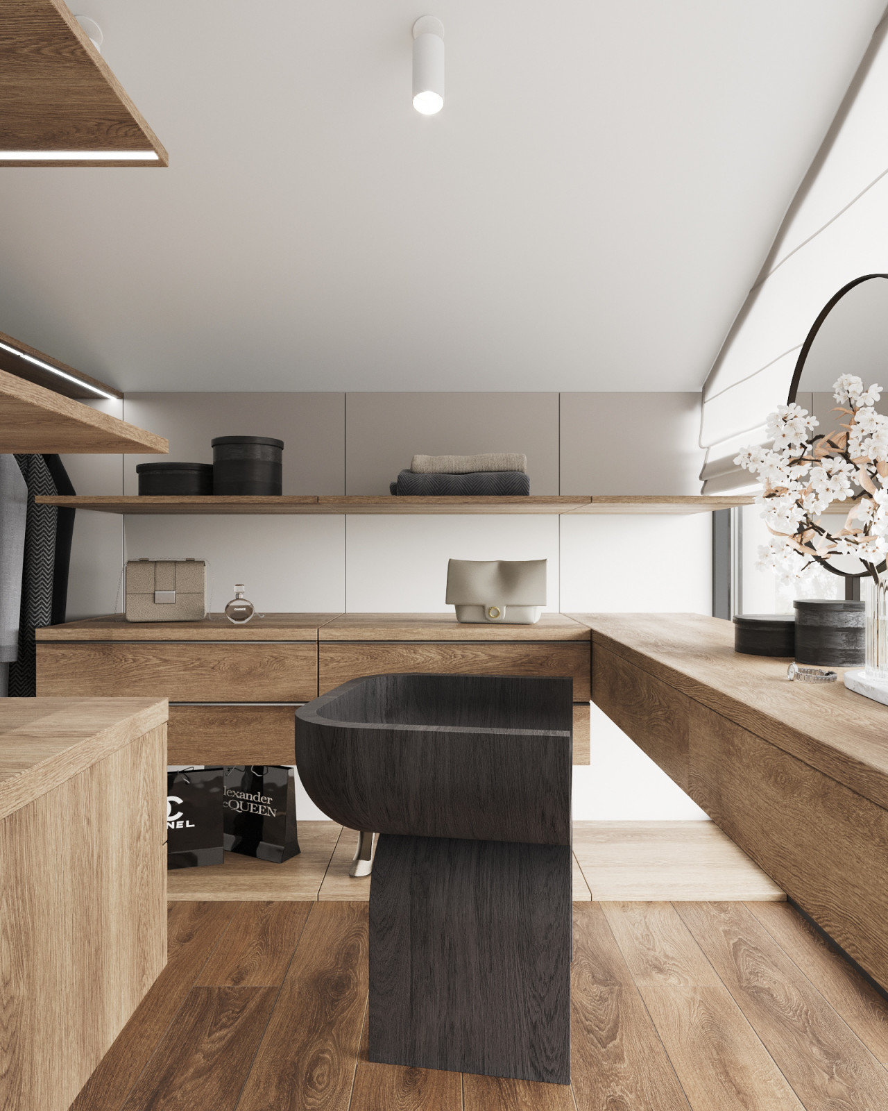 Дом 268м2. Гардеробная