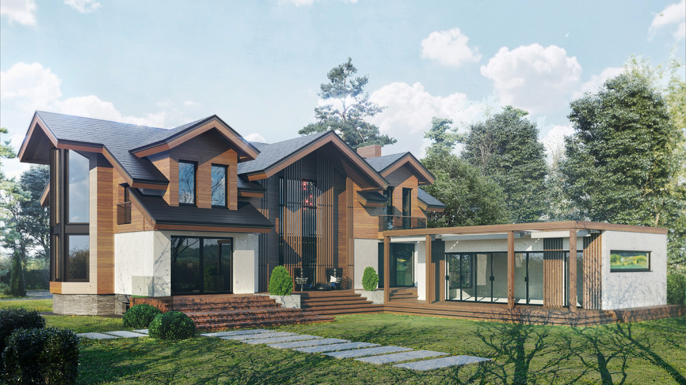 Обложка проекта: Дом на Рублево-Успенском шоссе