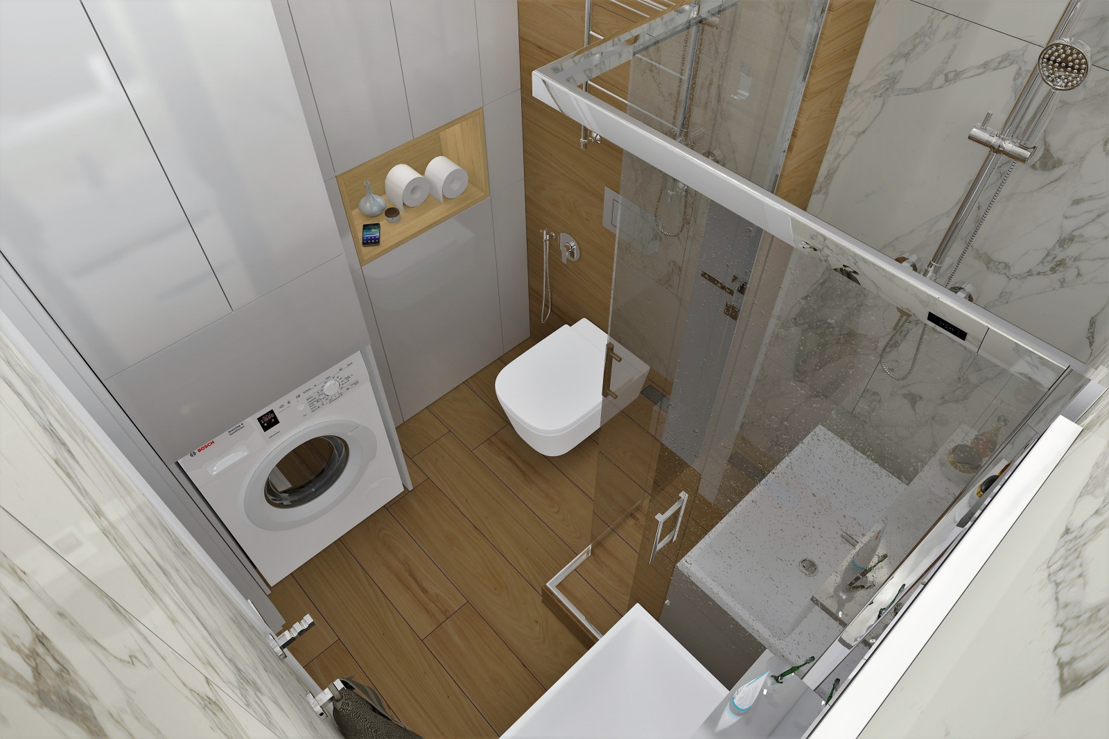 Обложка проекта: Визуализация санузла для заказчицы в Г.Санкт - Петербург.