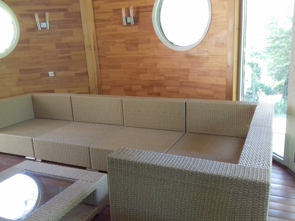 Плетеная мебель для террасы