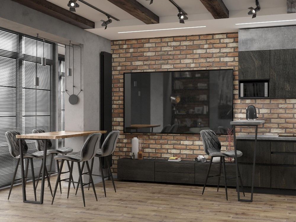 Однокомнатная квартира в стиле Лофт